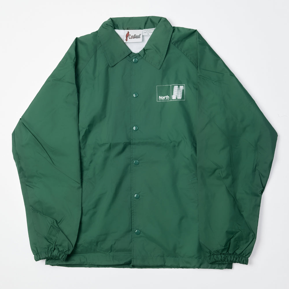 Dark green fashion coach jacket