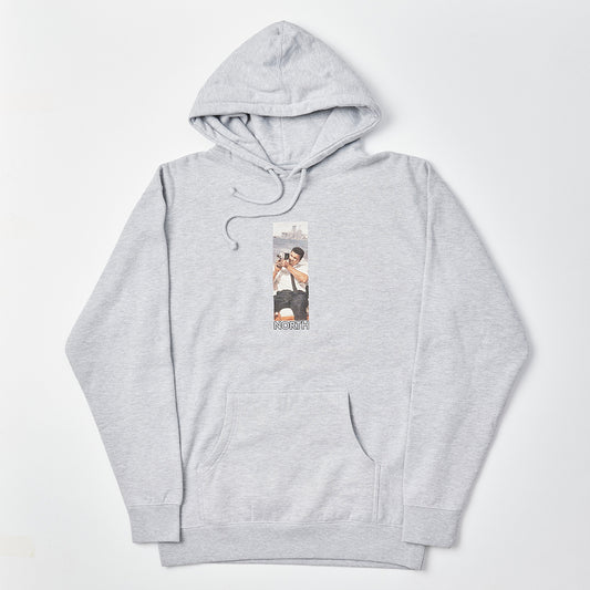 North Ali Super 8mm Hoodie - Heather Grey