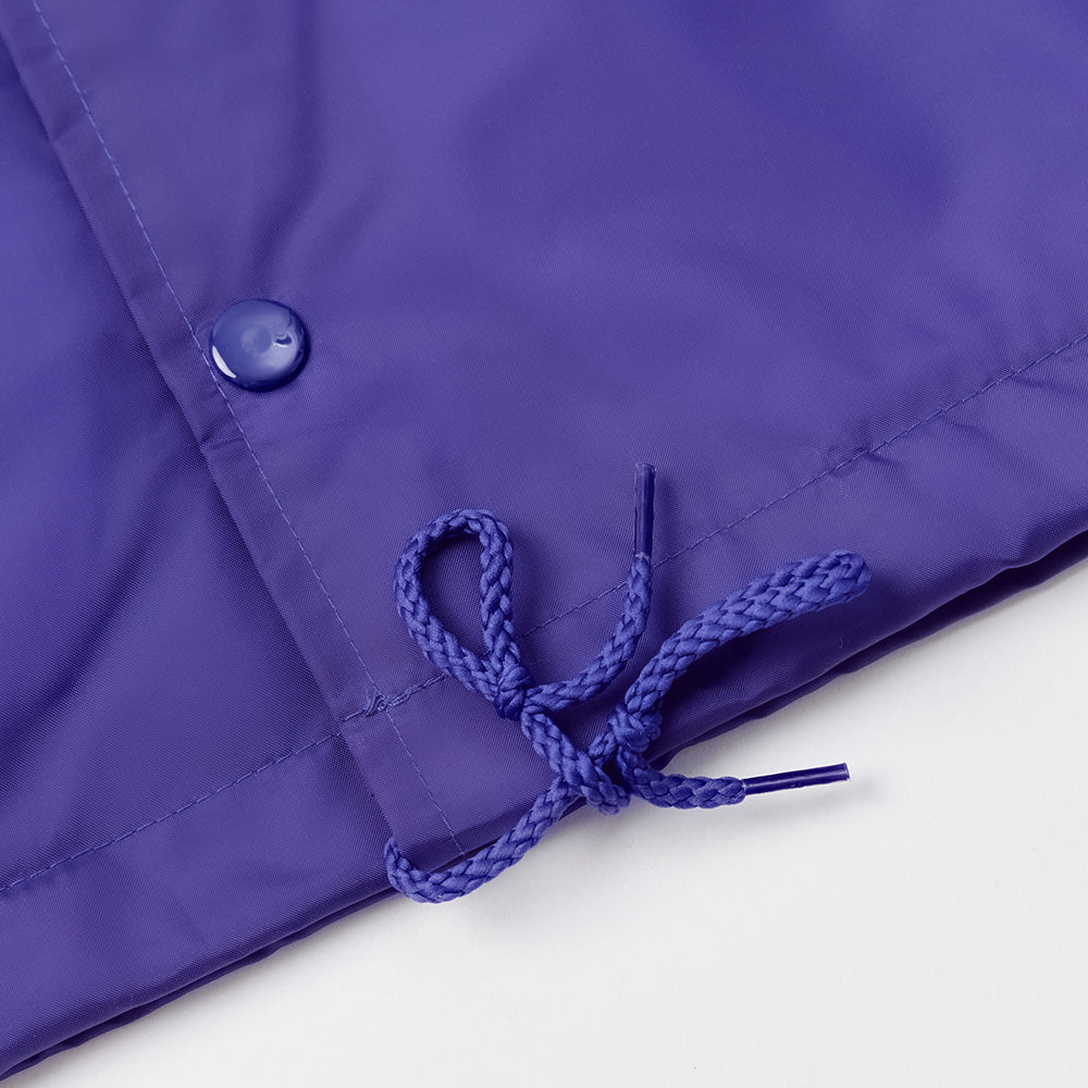 North Supplies Logo Coach Jacket - Purple/White