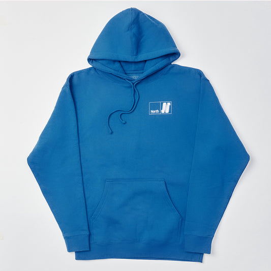 North N Logo Hoodie - Royal Blue/White