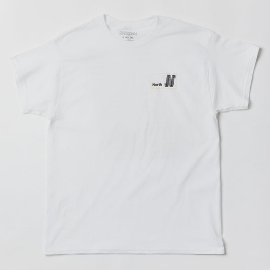 North N Logo T-shirt - White/Black/Yellow