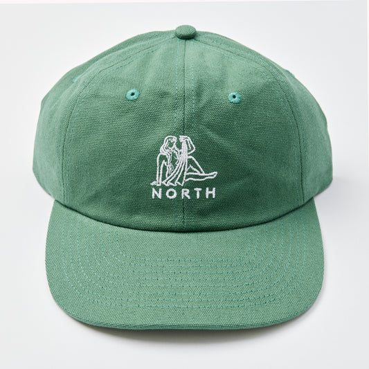 North Zodiac Logo Canvas Cap - Green